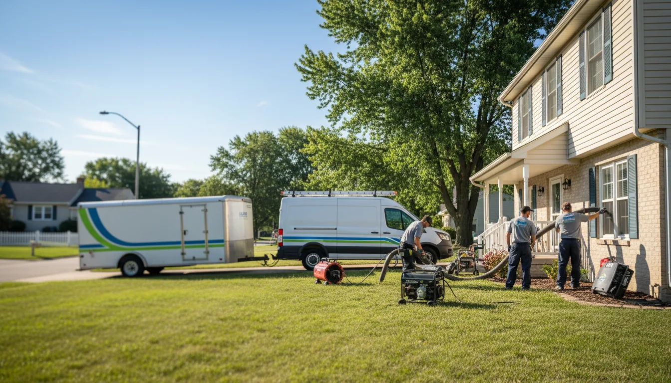 Flooded Basement Restoration And Cleanup With Repair in Apple River, IL near me